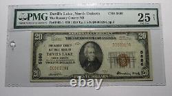 $20 1929 Devils Lake North Dakota ND National Currency Bank Note Bill #5886 VF25