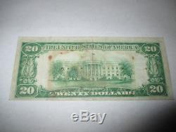$20 1929 Dickinson North Dakota ND National Currency Bank Note Bill Ch. #4384