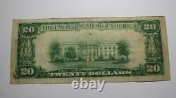 $20 1929 Dothan Alabama AL National Currency Bank Note Bill Charter #5249 VF