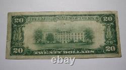 $20 1929 Dundee Illinois IL National Currency Bank Note Bill! Ch. #5638 FINE+