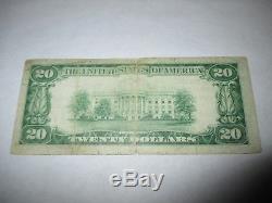 $20 1929 Dunkirk New York NY National Currency Bank Note Bill Ch. #2619 RARE