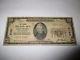 $20 1929 Edenburg Pennsylvania Pa National Currency Bank Note Bill Ch #6182 Rare