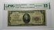 $20 1929 Edmond Oklahoma Ok National Currency Bank Note Bill Ch. #6156 Serial #9