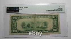 $20 1929 El Paso Texas TX National Currency Bank Note Bill Ch. #2532 VF20 PMG
