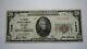 $20 1929 Elgin Illinois Il National Currency Bank Note Bill! Ch. #7236 Vf++