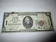 $20 1929 Escanaba Michigan Mi National Currency Bank Note Bill Ch. #8496 Fine