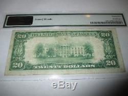 $20 1929 Everett Washington WA National Currency Bank Note Bill! #11693 VF! PMG