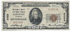 $20. 1929 FAIRMONT Minnesota National Currency Bank Note Bill Ch. #5423