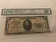 $20 1929 Fairport New York Ny National Currency Bank Ch. #10869 Pmg 20 Stains