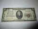 $20 1929 Fitchburg Massachusetts Ma National Currency Bank Note Bill #2153 Vf