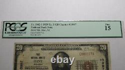 $20 1929 Flint Michigan MI National Currency Bank Note Bill Ch. #10997 F15 PCGS