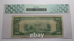 $20 1929 Flint Michigan MI National Currency Bank Note Bill Ch. #10997 F15 PCGS