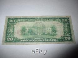 $20 1929 Florence Colorado CO National Currency Bank Note Bill Ch. #5381 VF