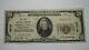 $20 1929 Forest City Pennsylvania Pa National Currency Bank Note Bill #5518 Vf