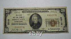 $20 1929 Forest City Pennsylvania PA National Currency Bank Note Bill #5518 VF