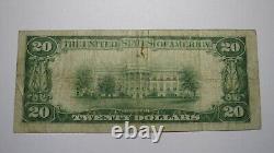 $20 1929 Fort Morgan Colorado CO National Currency Bank Note Bill Ch. #7004 FINE