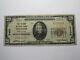 $20 1929 Freedom Pennsylvania Pa National Currency Bank Note Bill Ch. #5454 Fine