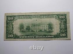 $20 1929 Freedom Pennsylvania PA National Currency Bank Note Bill Ch. #5454 FINE