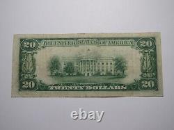 $20 1929 Geneseo New York NY National Currency Bank Note Bill Charter #886 VF+