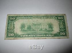 $20 1929 Gladbrook Iowa IA National Currency Bank Note Bill Ch. #5461 RARE