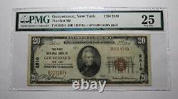 $20 1929 Gouverneur New York NY National Currency Bank Note Bill #2510 VF25 PMG