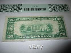 $20 1929 Harleysville Pennsylvania PA National Currency Bank Note Bill #9541 VF