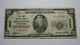 $20 1929 Harrisville Pennsylvania Pa National Currency Bank Note Bill Ch. #6859