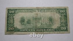 $20 1929 Harrisville Pennsylvania PA National Currency Bank Note Bill Ch. #6859