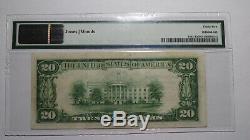 $20 1929 Hennessey Oklahoma OK National Currency Bank Note Bill! Ch. #10209 VF