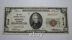 $20 1929 Hibbing Minnesota MN National Currency Bank Note Bill Ch. #5745 VF++
