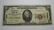 $20 1929 Hudson Falls New York Ny National Currency Bank Note Bill Ch #8297 Rare