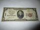 $20 1929 Jackson Michigan Mi National Currency Bank Note Bill! Ch. #1533 Fine