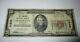 $20 1929 Johnson City Tennessee Tn National Currency Bank Note Bill #11839 Fine