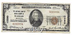 $20. 1929 KASSON Minnesota National Currency Bank Note Bill Ch. # 10580