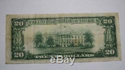 $20 1929 Kennett Square Pennsylvania PA National Currency Bank Note Bill #2526