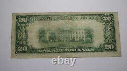 $20 1929 Kutztown Pennsylvania PA National Currency Bank Note Bill Ch. #5102 VF