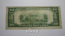 $20 1929 Kutztown Pennsylvania PA National Currency Bank Note Bill Ch. #5102 VF