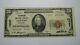$20 1929 Lawton Oklahoma Ok National Currency Bank Note Bill! Ch. #12067 Vf+