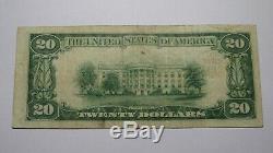 $20 1929 Lawton Oklahoma OK National Currency Bank Note Bill! Ch. #12067 VF+
