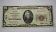 $20 1929 Linton Indiana In National Currency Bank Note Bill Ch. #7411 Vf+
