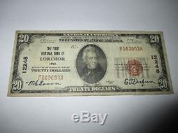 $20 1929 Lorimor Iowa IA National Currency Bank Note Bill #12248 VF RARE