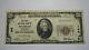 $20 1929 Madison Wisconsin Wi National Currency Bank Note Bill Ch. #144 Rare