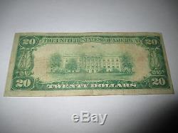 $20 1929 Marlin Texas TX National Currency Bank Note Bill! Ch. #5606 Fine RARE