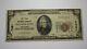 $20 1929 Mccomb City Mississippi Ms National Currency Bank Note Bill! #7461 Fine