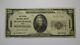 $20 1929 Mcconnelsville Ohio Oh National Currency Bank Note Bill Ch. #5259 Vf
