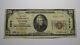 $20 1929 Mccook Nebraska Ne National Currency Bank Note Bill Ch. #3379 Rare