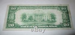 $20 1929 Medford Oregon OR National Currency Bank Note Bill! Ch. #7701 FINE