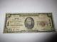 $20 1929 Menominee Michigan Mi National Currency Bank Note Bill Ch. #3256 Rare