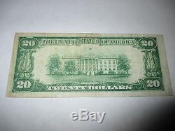 $20 1929 Milford Delaware DE National Currency Bank Note Bill! Ch. 2340 VF