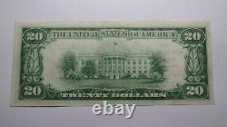 $20 1929 Milton Pennsylvania PA National Currency Bank Note Bill Ch. #253 AU+++